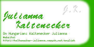 julianna kaltenecker business card